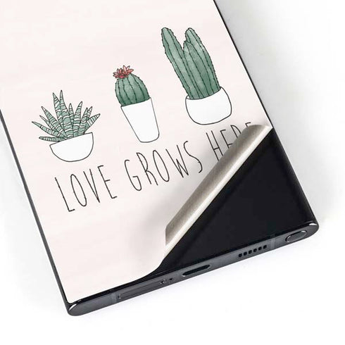 Love Grows Here Galaxy S24 Ultra Skin