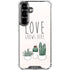 Love Grows Here Galaxy S26 Plus Clear Case
