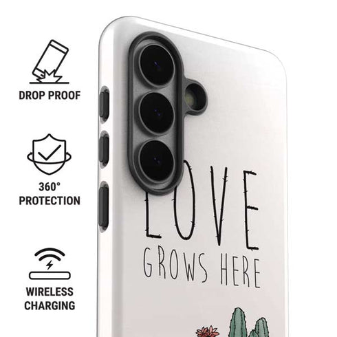 Love Grows Here Galaxy S26 Plus Impact Case