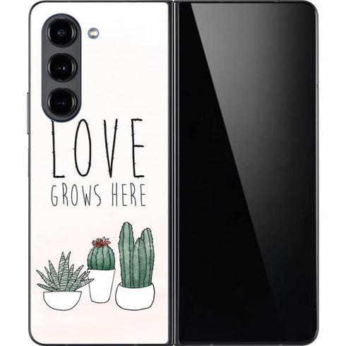 Love Grows Here Galaxy Z Fold5 5G Skin