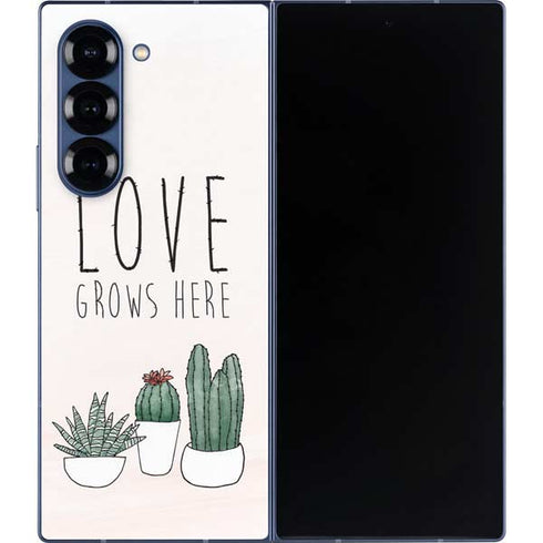 Love Grows Here Galaxy Z Fold6 Skin