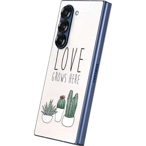 Love Grows Here Galaxy Z Fold6 Skin