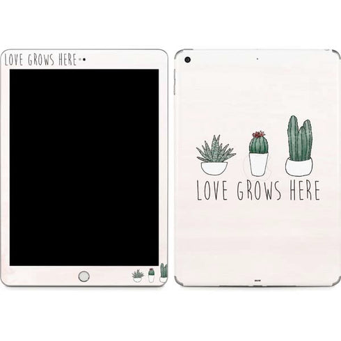 Love Grows Here Apple iPad Skin