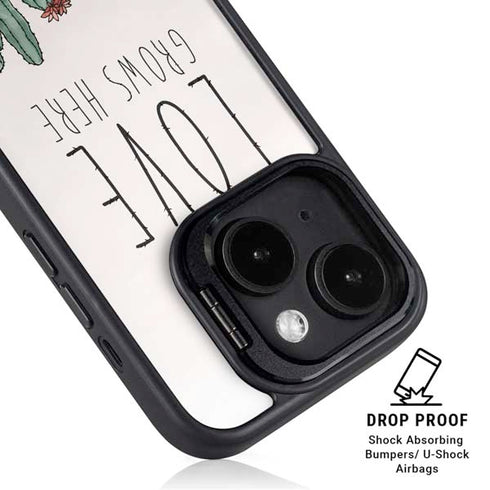 Love Grows Here iPhone 14 Kickstand Case