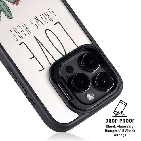 Love Grows Here iPhone 14 Pro Kickstand Case