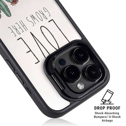 Love Grows Here iPhone 14 Pro Max Kickstand Case