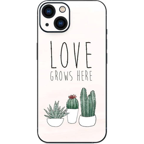 Love Grows Here iPhone Skins