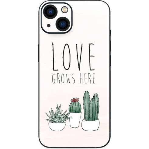 Love Grows Here iPhone 15 Skin