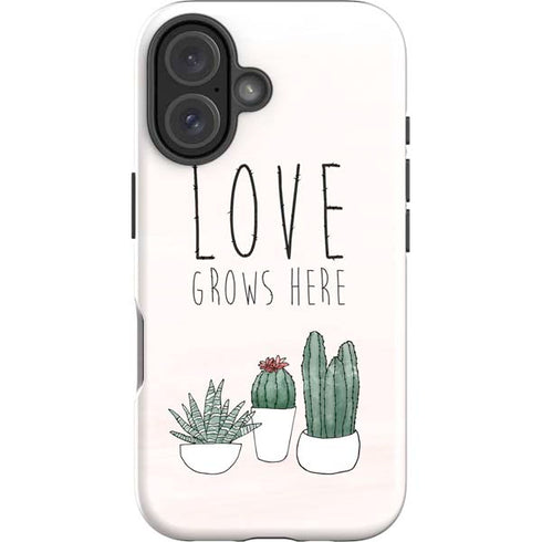 Love Grows Here iPhone 16 Impact Case