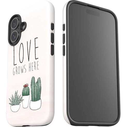 Love Grows Here iPhone 16 Impact Case