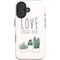 Love Grows Here iPhone 16 Plus Impact Case