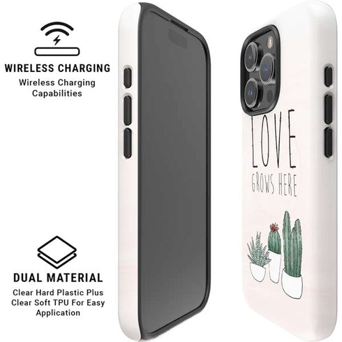 Love Grows Here iPhone 16 Pro Magsafe Impact Case