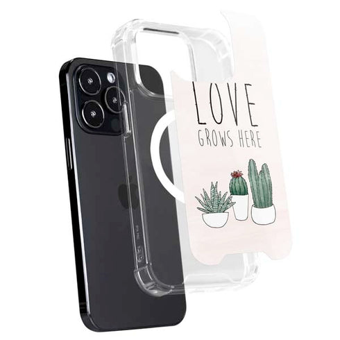 Love Grows Here iPhone 16 Pro Max MagSafe Case