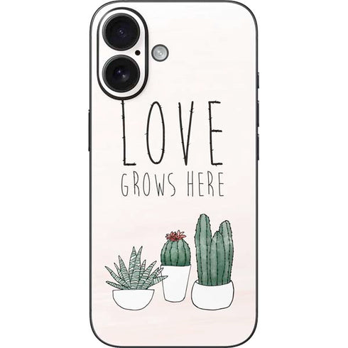 Love Grows Here iPhone 16 Skin