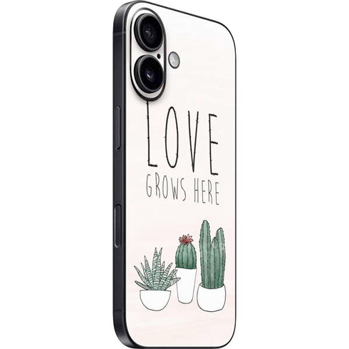 Love Grows Here iPhone 16 Skin