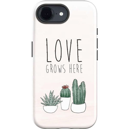 Love Grows Here iPhone 16e Impact Case