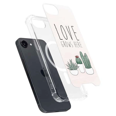 Love Grows Here iPhone 16e MagSafe Case