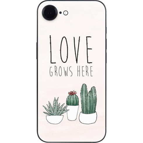 Love Grows Here iPhone 16e Skin