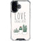 Love Grows Here iPhone 17 Clear Case