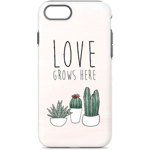 Love Grows Here iPhone Cases