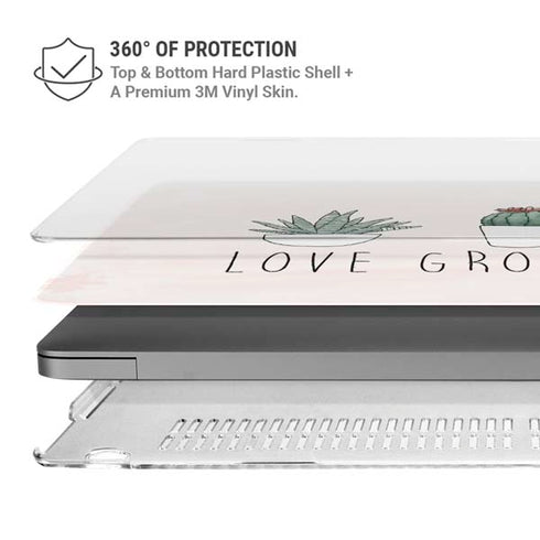 Love Grows Here MacBook Pro 14in (2021-24) Case plus Skin