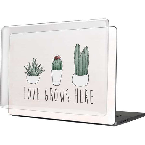 Love Grows Here MacBook Cases