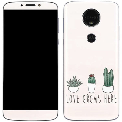 Love Grows Here Moto E5 Plus Skin