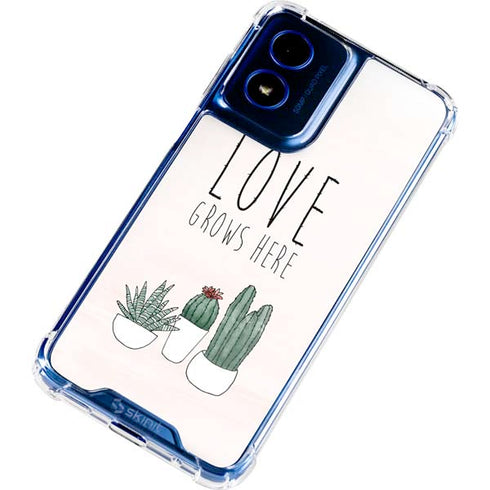 Love Grows Here Moto G 5G (2024) Clear Case