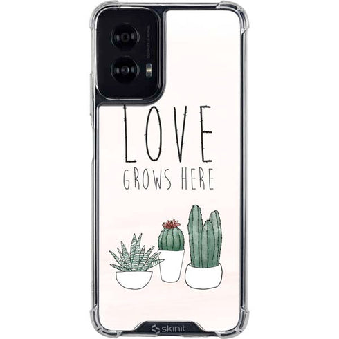 Love Grows Here Moto G Power 5G (2024) Clear Case