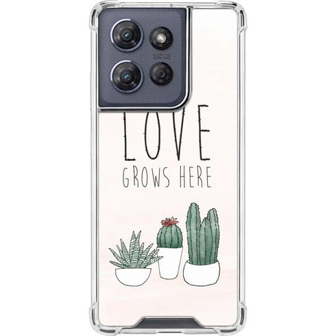 Love Grows Here Moto G Power 5G (2025) Clear Case