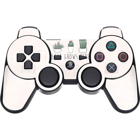 Love Grows Here PS3 Dual Shock wireless controller Skin