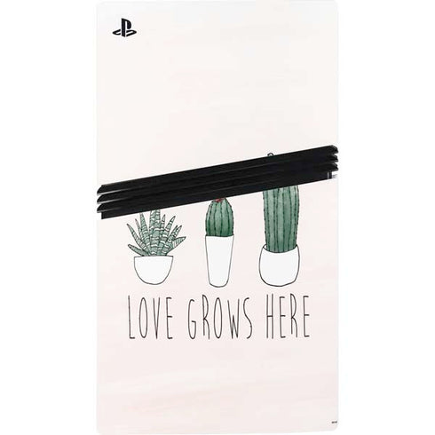 Love Grows Here PS5 Pro Disk Console Skin