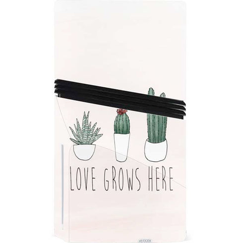 Love Grows Here PS5 Pro Disk Console Skin