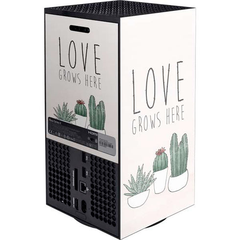 Love Grows Here XBox Series X Digital Edition Console Skin