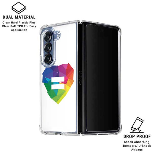Love Is Equal Galaxy Z Fold6 Clear Case