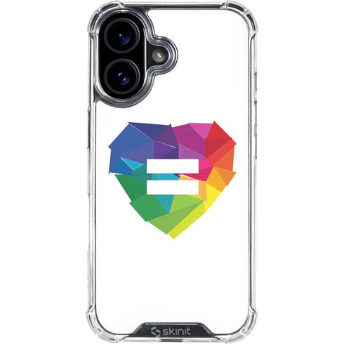 Love Is Equal iPhone 16 Plus Clear Case