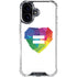Love Is Equal iPhone 16 Plus Clear Case