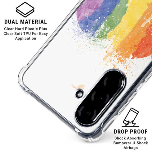 Love Is Love Heart Galaxy A36 5G Clear Case