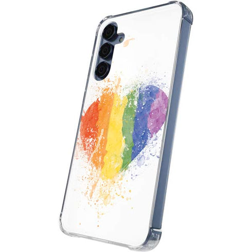 Love Is Love Heart Galaxy A55 5G Clear Case