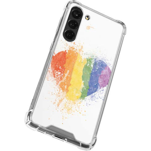 Love Is Love Heart Galaxy S24 FE Clear Case