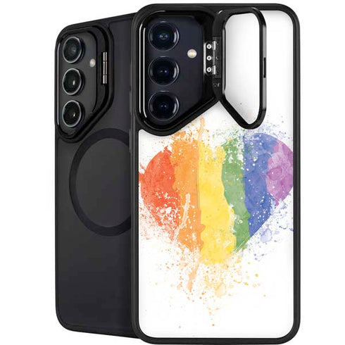 Love Is Love Heart Galaxy S25 Kickstand Case