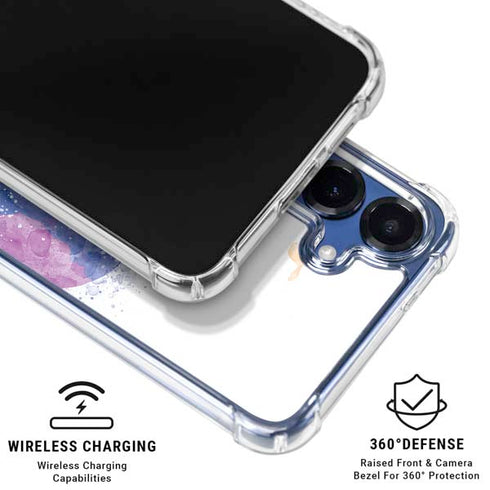 Love Is Love Heart Galaxy S25 Clear Case