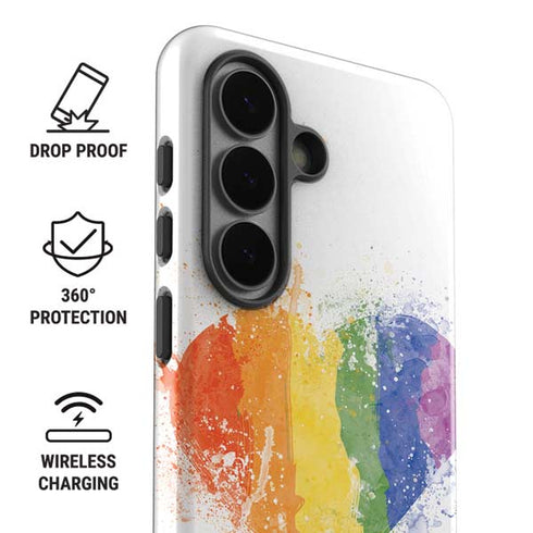 Love Is Love Heart Galaxy S26 Plus Impact Case