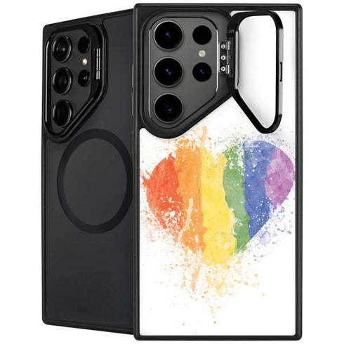 Love Is Love Heart Galaxy S26 Ultra Kickstand Case