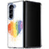 Love Is Love Heart Galaxy Z Fold5 5G Clear Case