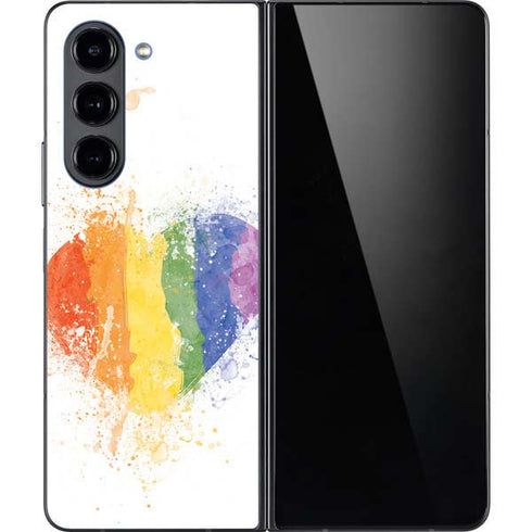 Love Is Love Heart Galaxy Z Fold5 5G Skin