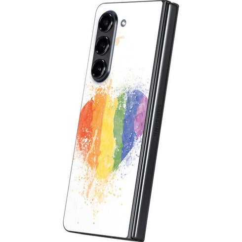 Love Is Love Heart Galaxy Z Fold5 5G Skin