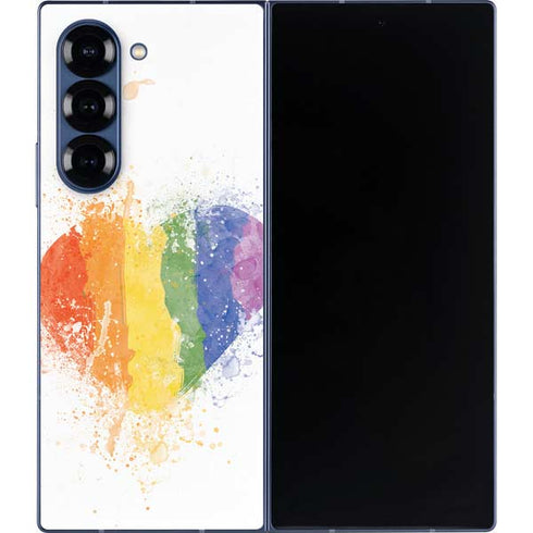 Love Is Love Heart Galaxy Z Fold6 Skin
