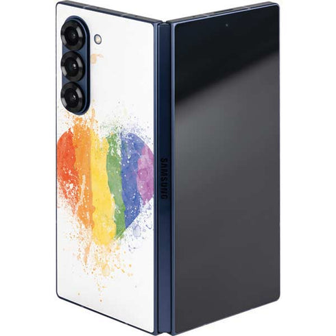 Love Is Love Heart Galaxy Z Fold6 Skin