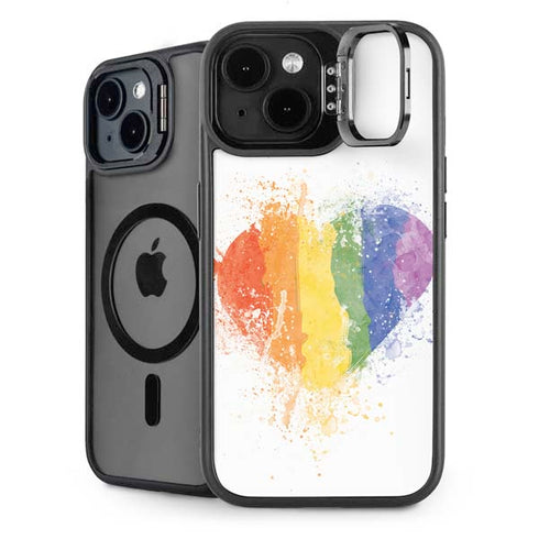 Love Is Love Heart iPhone 15 Plus Kickstand Case